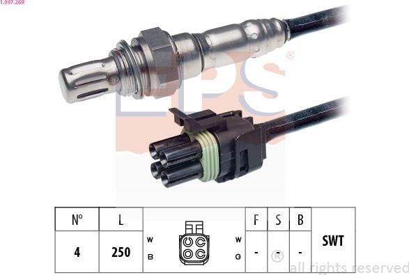 EPS 1.997.269 - Sonda lambda www.autoricambi360.it