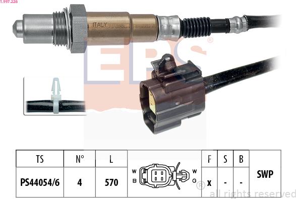 EPS 1.997.226 - Sonda lambda www.autoricambi360.it