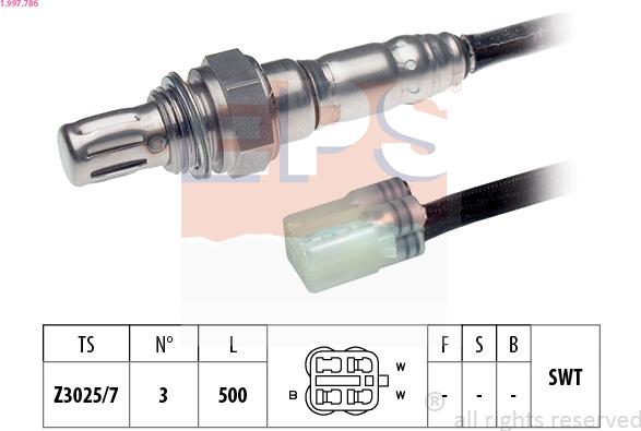 EPS 1.997.786 - Sonda lambda www.autoricambi360.it