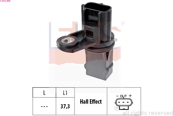 EPS 1.953.498 - Sensore n° giri, Cambio automatico www.autoricambi360.it