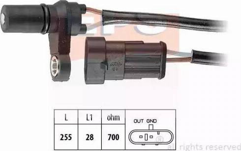 EPS 1.953.493 - Sensore n° giri, Cambio automatico www.autoricambi360.it