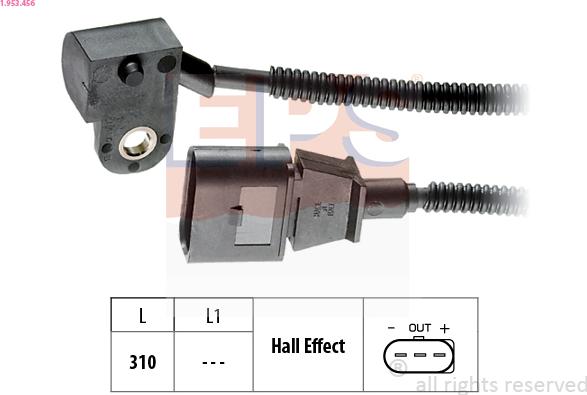 EPS 1.953.456 - Sensore, Posizione albero a camme www.autoricambi360.it