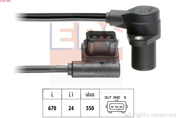 EPS 1.953.485 - Generatore di impulsi, Albero a gomiti www.autoricambi360.it