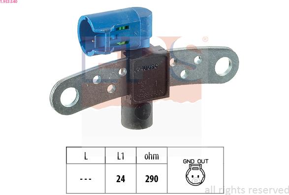 EPS 1.953.540 - Generatore di impulsi, Albero a gomiti www.autoricambi360.it