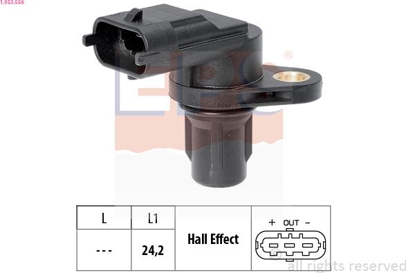 EPS 1.953.556 - Sensore, Posizione albero a camme www.autoricambi360.it