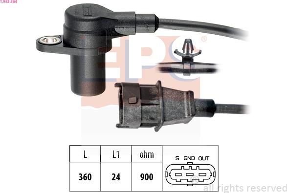 EPS 1.953.564 - Generatore di impulsi, Albero a gomiti www.autoricambi360.it