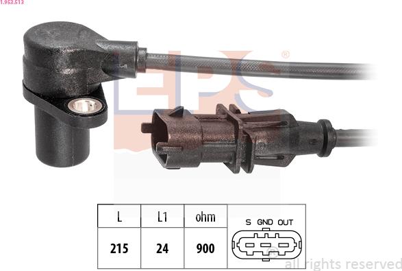 EPS 1.953.513 - Generatore di impulsi, Albero a gomiti www.autoricambi360.it