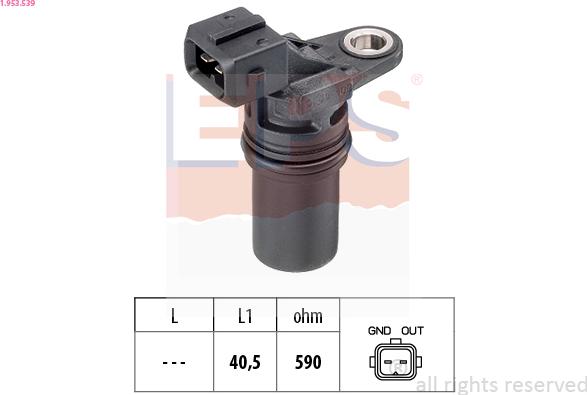 EPS 1.953.539 - Sensore, N° giri www.autoricambi360.it
