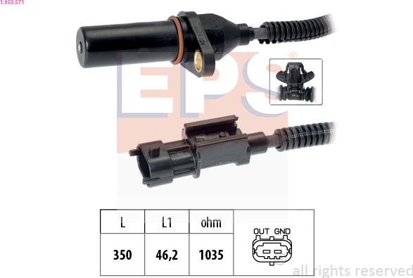 EPS 1.953.571 - Generatore di impulsi, Albero a gomiti www.autoricambi360.it