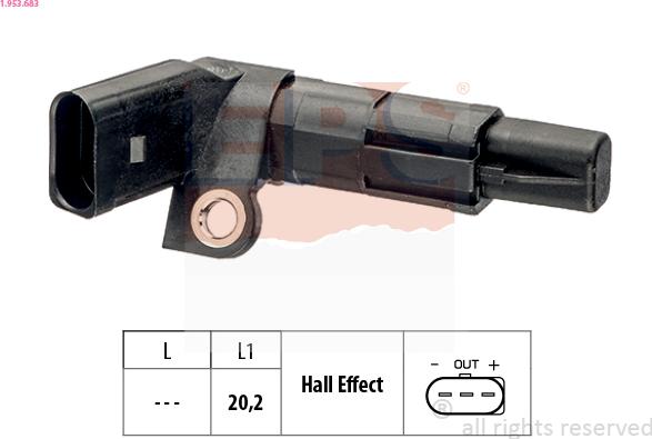 EPS 1.953.683 - Generatore di impulsi, Albero a gomiti www.autoricambi360.it