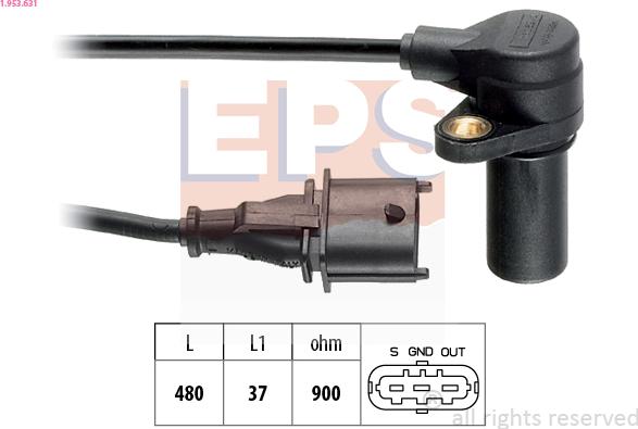 EPS 1.953.631 - Generatore di impulsi, Albero a gomiti www.autoricambi360.it