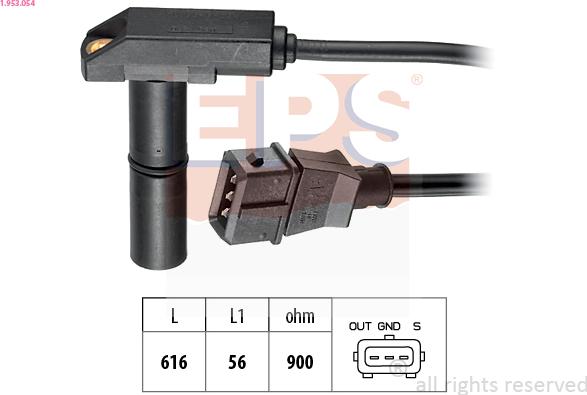 EPS 1.953.054 - Generatore di impulsi, Albero a gomiti www.autoricambi360.it