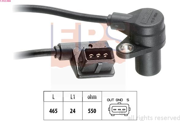 EPS 1.953.056 - Generatore di impulsi, Albero a gomiti www.autoricambi360.it