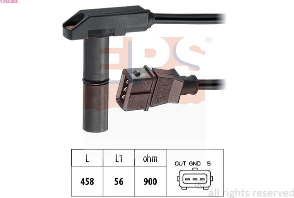 EPS 1.953.058 - Generatore di impulsi, Albero a gomiti www.autoricambi360.it
