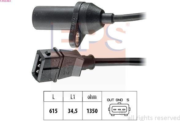 EPS 1.953.053 - Generatore di impulsi, Albero a gomiti www.autoricambi360.it