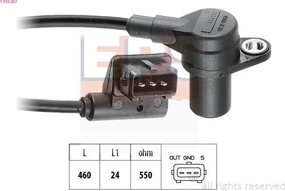 EPS 1.953.057 - Generatore di impulsi, Albero a gomiti www.autoricambi360.it