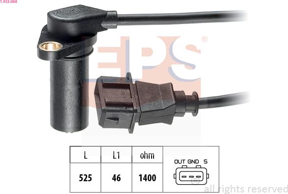 EPS 1.953.068 - Generatore di impulsi, Albero a gomiti www.autoricambi360.it