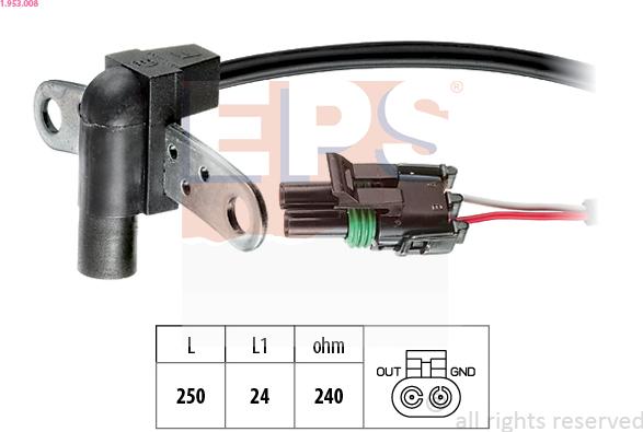 EPS 1.953.008 - Generatore di impulsi, Albero a gomiti www.autoricambi360.it