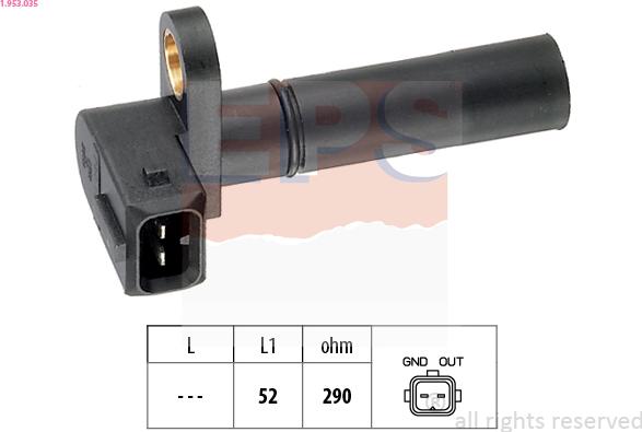 EPS 1.953.035 - Generatore di impulsi, Albero a gomiti www.autoricambi360.it