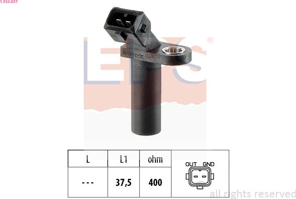 EPS 1.953.037 - Generatore di impulsi, Albero a gomiti www.autoricambi360.it