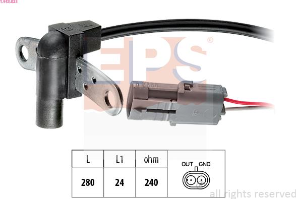 EPS 1.953.023 - Generatore di impulsi, Albero a gomiti www.autoricambi360.it