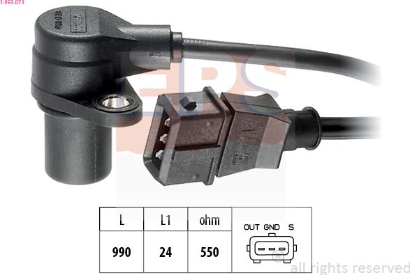 EPS 1.953.073 - Generatore di impulsi, Albero a gomiti www.autoricambi360.it