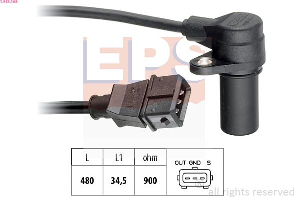 EPS 1.953.168 - Generatore di impulsi, Albero a gomiti www.autoricambi360.it