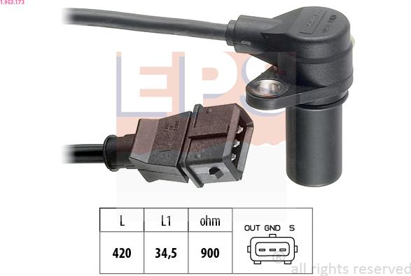 EPS 1.953.173 - Generatore di impulsi, Albero a gomiti www.autoricambi360.it