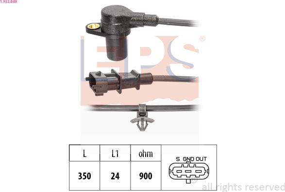 EPS 1.953.849 - Generatore di impulsi, Albero a gomiti www.autoricambi360.it