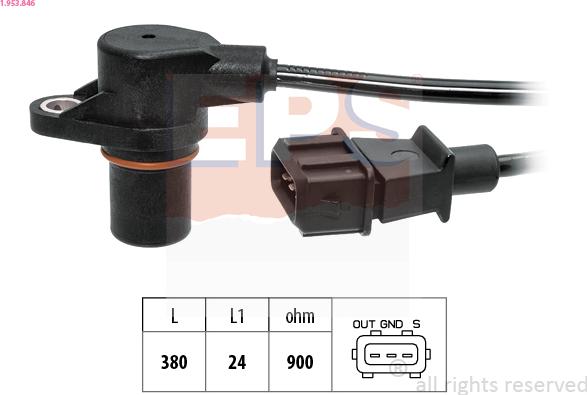 EPS 1.953.846 - Generatore di impulsi, Albero a gomiti www.autoricambi360.it