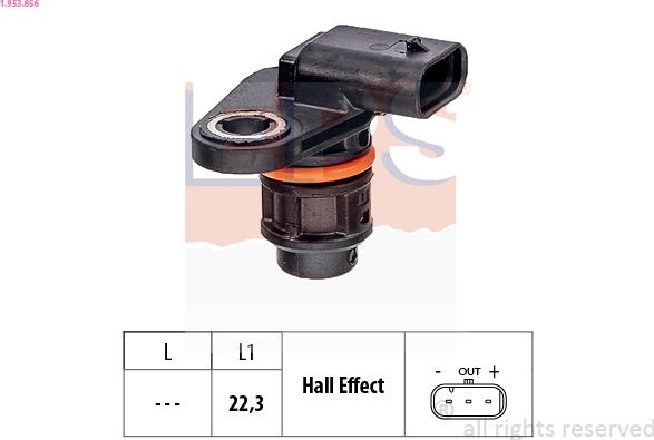 EPS 1.953.856 - Sensore, Posizione albero a camme www.autoricambi360.it