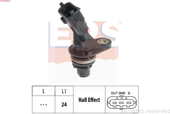 EPS 1.953.815 - Sensore, Posizione albero a camme www.autoricambi360.it