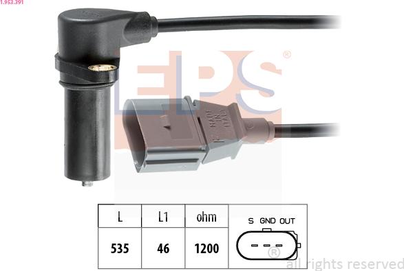 EPS 1.953.391 - Generatore di impulsi, Albero a gomiti www.autoricambi360.it