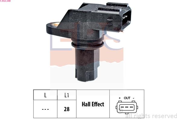 EPS 1.953.349 - Generatore di impulsi, Albero a gomiti www.autoricambi360.it
