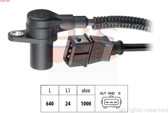 EPS 1.953.301 - Generatore di impulsi, Albero a gomiti www.autoricambi360.it