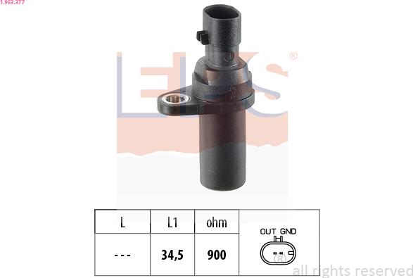 EPS 1.953.377 - Generatore di impulsi, Albero a gomiti www.autoricambi360.it