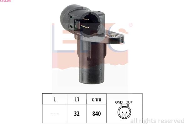 EPS 1.953.291 - Generatore di impulsi, Albero a gomiti www.autoricambi360.it