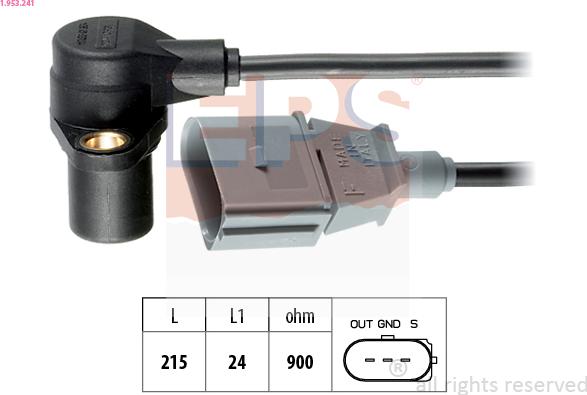 EPS 1.953.241 - Generatore di impulsi, Albero a gomiti www.autoricambi360.it