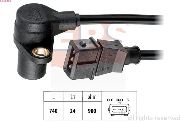 EPS 1.953.214 - Generatore di impulsi, Albero a gomiti www.autoricambi360.it