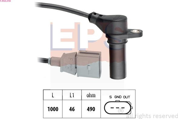 EPS 1.953.218 - Generatore di impulsi, Albero a gomiti www.autoricambi360.it