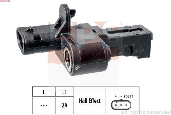 EPS 1.953.792 - Generatore di impulsi, Albero a gomiti www.autoricambi360.it