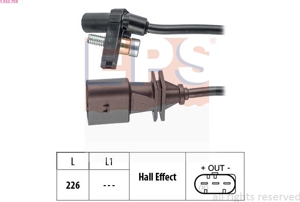 EPS 1.953.759 - Generatore di impulsi, Albero a gomiti www.autoricambi360.it