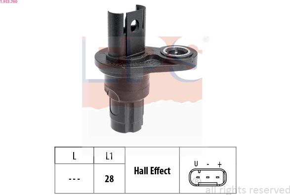 EPS 1.953.760 - Generatore di impulsi, Albero a gomiti www.autoricambi360.it