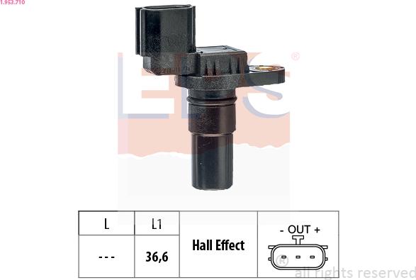EPS 1.953.710 - Sensore n° giri, Cambio automatico www.autoricambi360.it