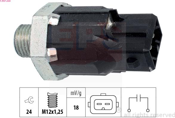 EPS 1.957.224 - Sensore di detonazione www.autoricambi360.it