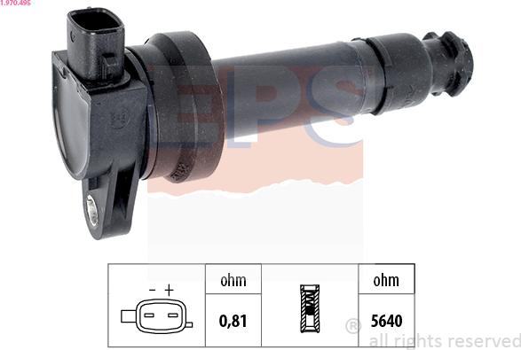 EPS 1.970.495 - Bobina d'accensione www.autoricambi360.it