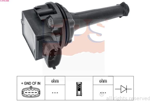 EPS 1.970.448 - Bobina d'accensione www.autoricambi360.it