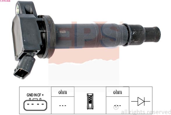 EPS 1.970.458 - Bobina d'accensione www.autoricambi360.it