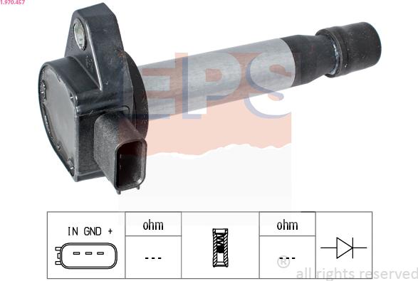 EPS 1.970.457 - Bobina d'accensione www.autoricambi360.it