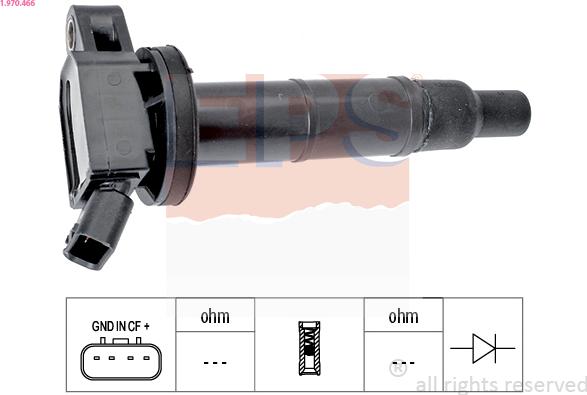 EPS 1.970.466 - Bobina d'accensione www.autoricambi360.it